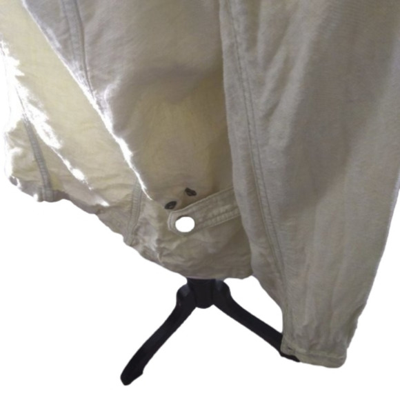 J Jill Light Lime Green Linen Jacket Size Large - Picture 4 of 9